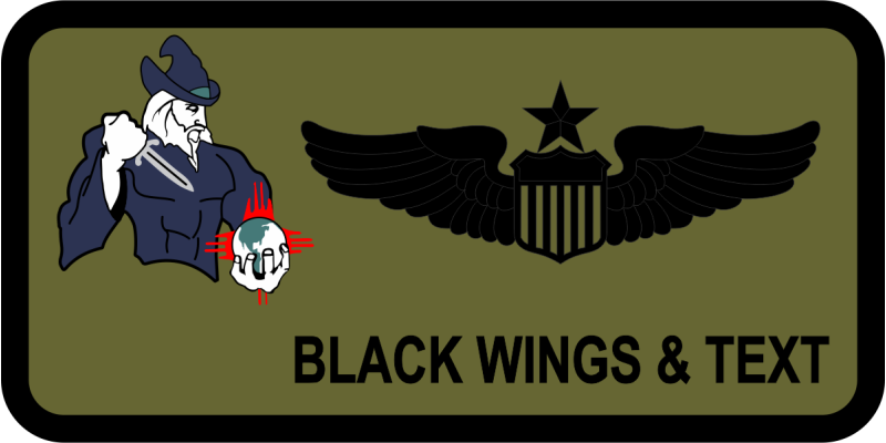 27 SOSS Wizard Name Tag, Cannon AFB