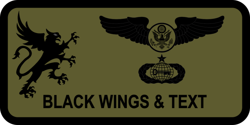 3 SOS Griffin Name Tag