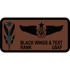 Image for 6 SOS Spice Brown Name Tag