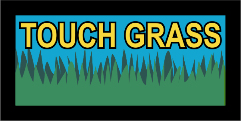 43 IS Touch Grass Pocket Tab