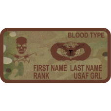 Image for 628 GRL OCP Skull/Shots Name Tag
