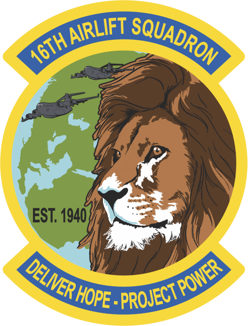 16 AS Lion Head PVC Patch