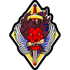 Image for 16 AS Friday Patch Lion with Wings