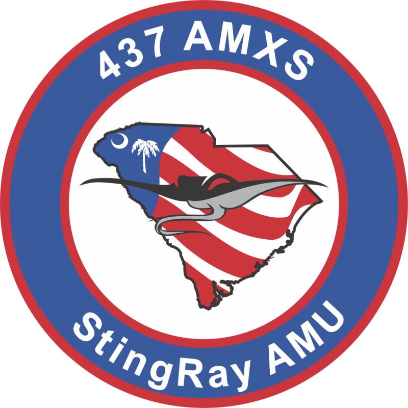 437 AMXS StingRay AMU Full Color Patch