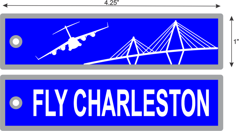 315 AES Fly Charleston Key Chain