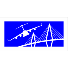 Image for 315 AES Blue/White C-17 Pocket Tab