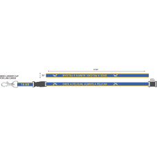 Image for 14 AS Lanyard with Yellow Border
