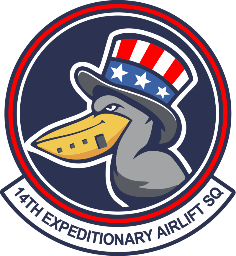 14 EAS PVC Presidential Pelican Full Color Patch