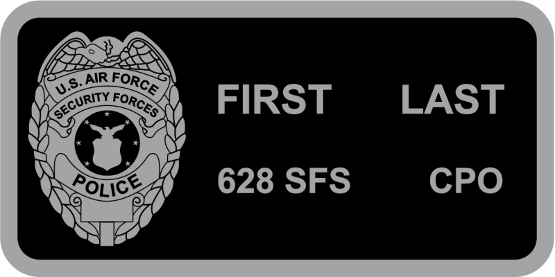 628 SFS Police Name Tag