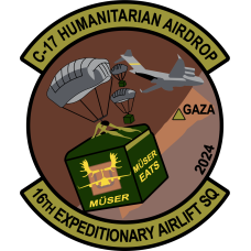 Image for 16 EAS C-17 Humanitarian AirDrop PVC Patch