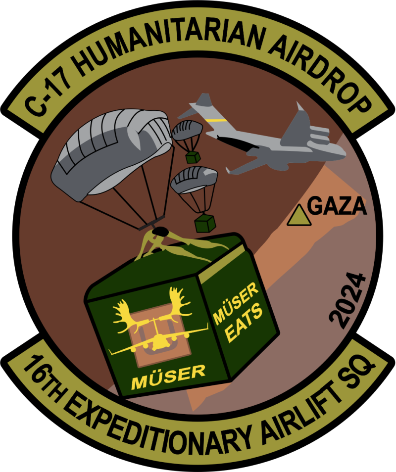 16 EAS C-17 Humanitarian AirDrop PVC Patch