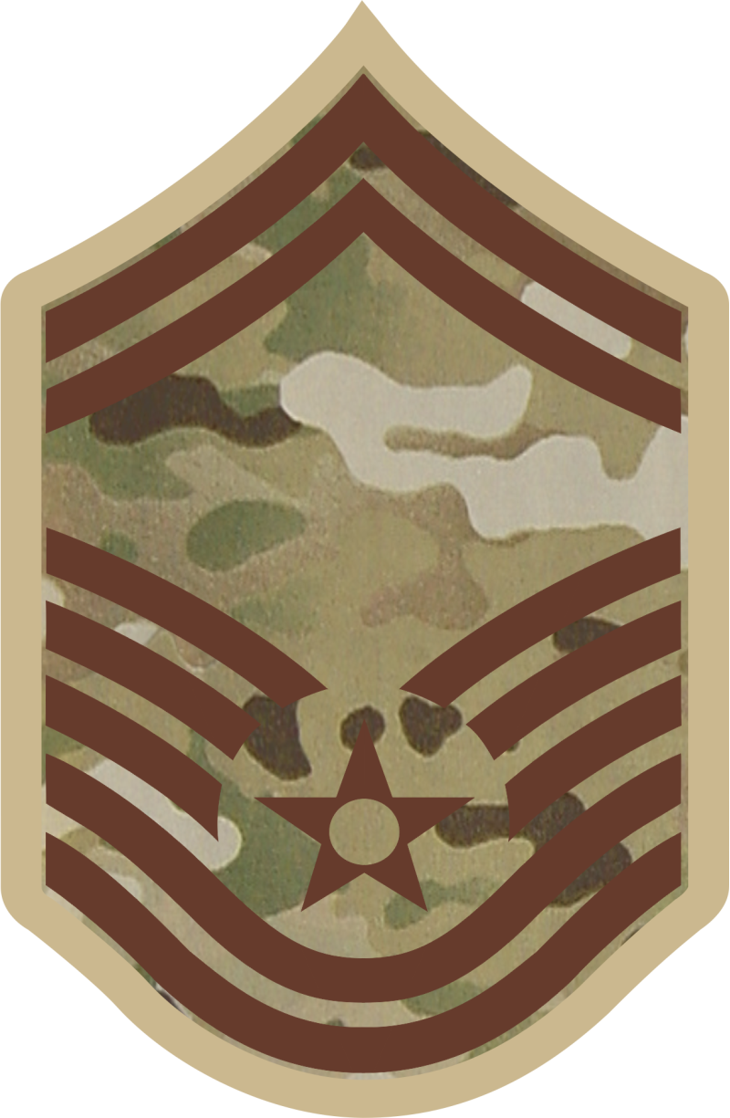 SMSgt Stripes OCP - 6 inch Patch