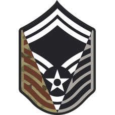 Image for SMSgt Stripes 3-Panel  6 inch OCP Patch