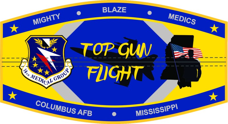 14 MDG Visor Cover, Columbus AFB