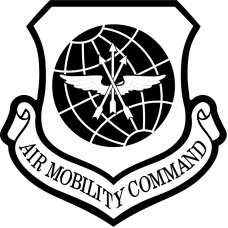 Image for 621 AMOS AMC Black & White Patch