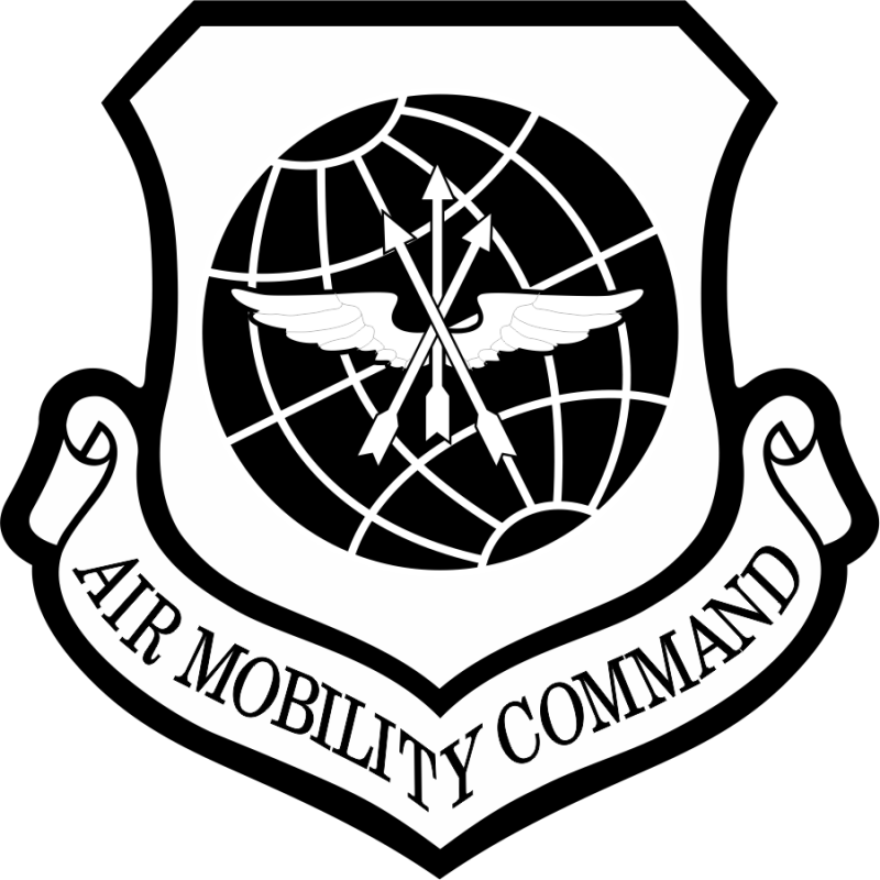 621 AMOS AMC Black & White Patch