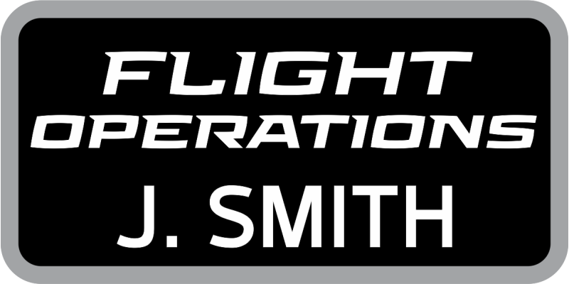 CSI Aviation Flight Operations Name Tag