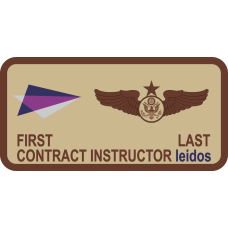 Image for Leidos Desert Name Tag