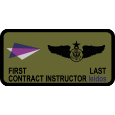 Image for Leidos OD Green Name Tag