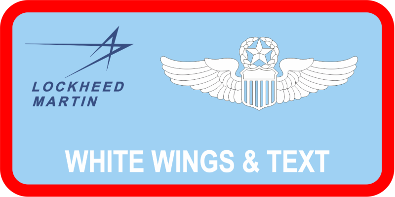 Lockheed Systems Software Integration Name Tag