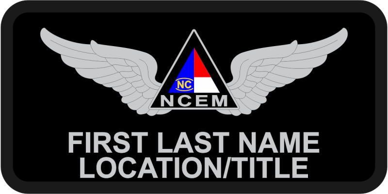 North Carolina Emergency Management Name Tag