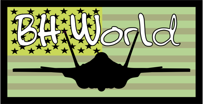 BH World Flag with F-22 Patch