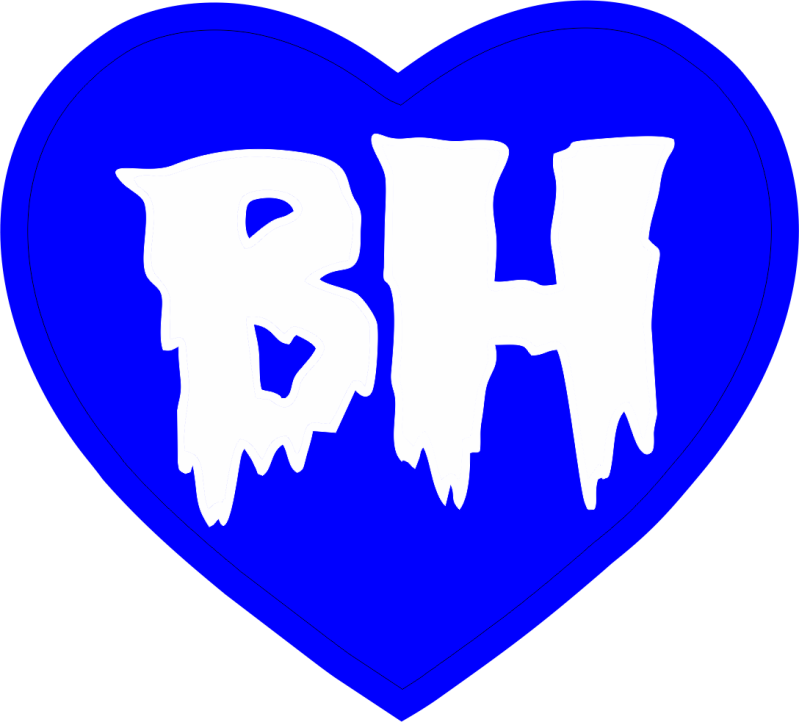 BH World Blue Heart Patch