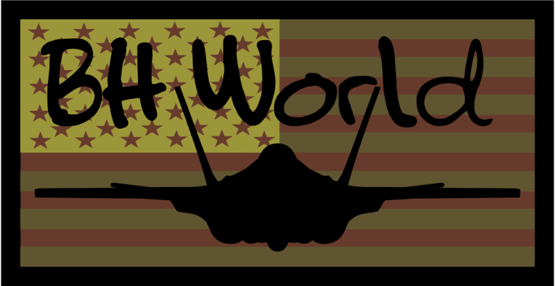 BH World Flag with F-22 Patch OCP