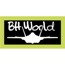 Image for BH World F-22 Black B/G Green Border Pocket Tab
