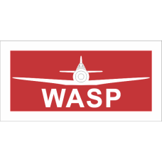 Image for CAF T-6 WASP Red Background Pocket Tab
