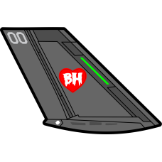 Image for BH World F-35 Tail PVC Patch
