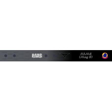 Image for 44 RS Magnums DK Gray to Black Fade SQ Bag Tag