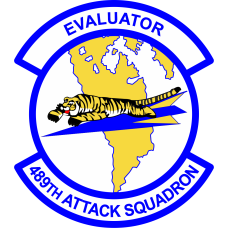 Image for 489 ATKS Tiger on Airplane Patch - Evaluator