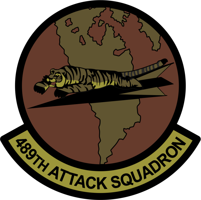 489 ATKS Tiger on Airplane Patch OCP