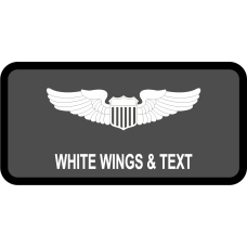 Image for 22 ATKS Dk Gray B/G Name Tag