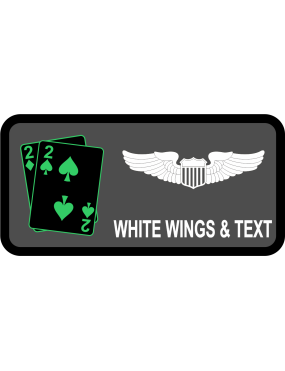 Image for 22 ATKS Dk Gray B/G with Cards Name Tag