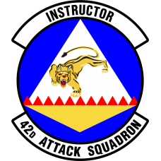 Image for 42 ATKS Instructor Full Color Squadron Patch