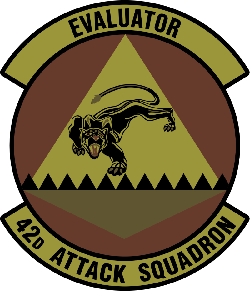 42 ATKS Evaluator OCP Squadron Patch