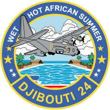 Image for 94 OSS Djibouti 24 Gray C-130 Patch