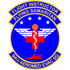 Image for 94 AES Flight Instructor Full Color Patch 4"