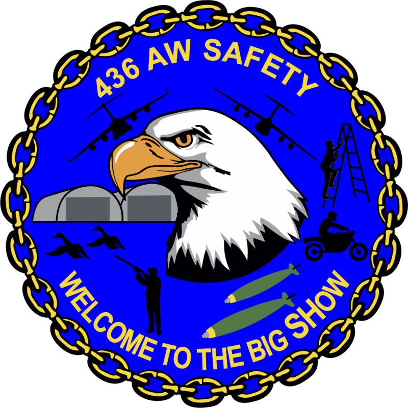 436 AW Safety Full Color Patch