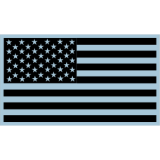 Image for 326 AS American Flag Black-Out Patch