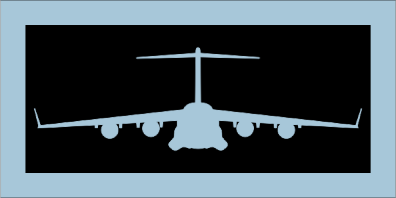 326 AS C-17 Black-Out Pocket Tab