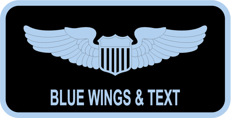 326 AS Blacked-Out Inverted Name Tag