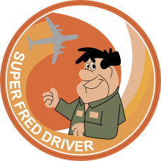 Image for 9 AS Super Fred Driver Orange Patch