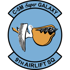 Image for 9 AS C-5M Super Galaxy Lt Blue Patch