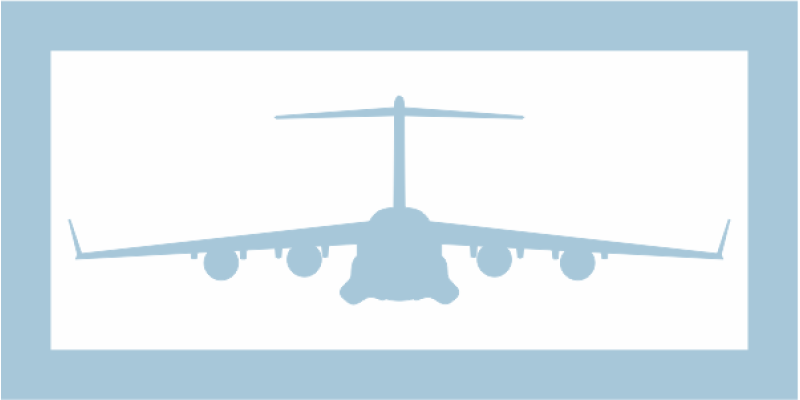 326 AS White-Out with Blue C-17 Pocket Tab