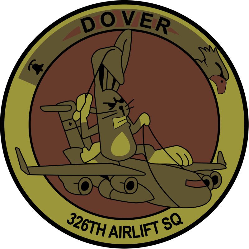 326 AS Flying Bunny on C-17 Aircraft OCP Patch