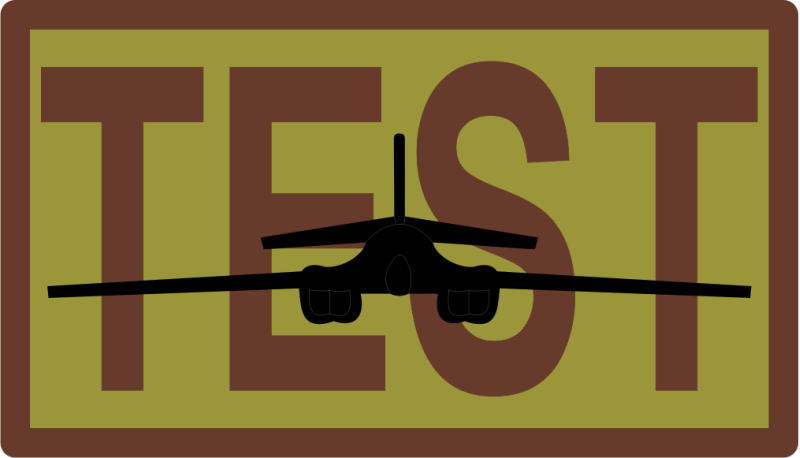 337 TES B-1 Lancer TEST Job Duty OCP Patch 