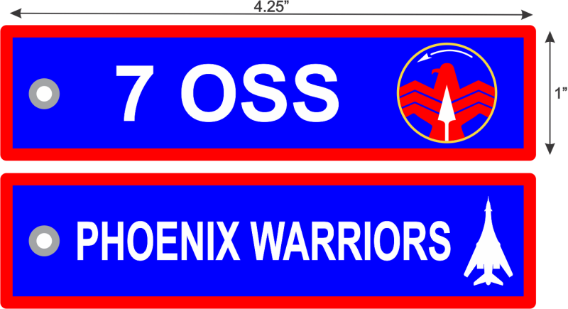 7 OSS Phoenix Warriors Key Chain